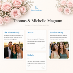 PictureYour.Events Digital Guestbook example